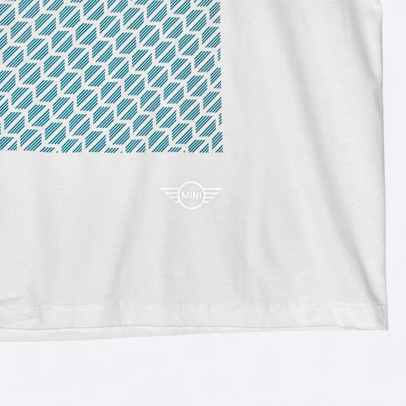 Mini Cooper Geometric Print SS Cotton T-Shirt Men's/Unisex XXL Soft Lightweight - Picture 3 of 7